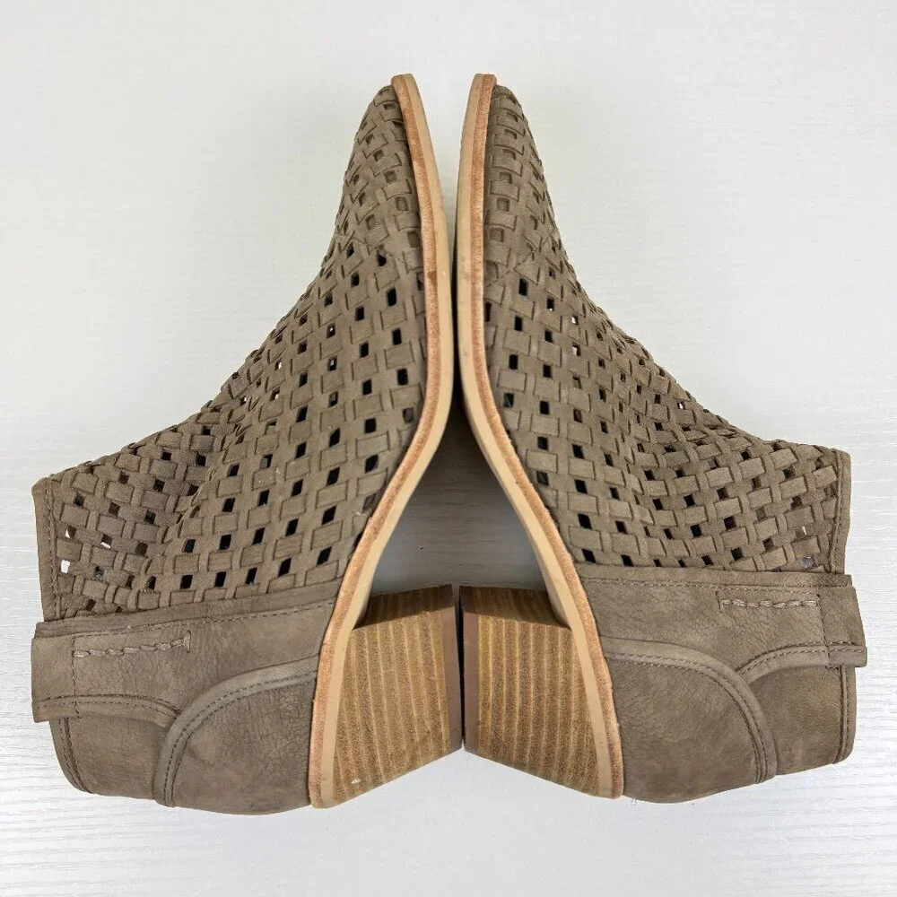 EUC Dolce Vita Spence Woven Ankle Boots